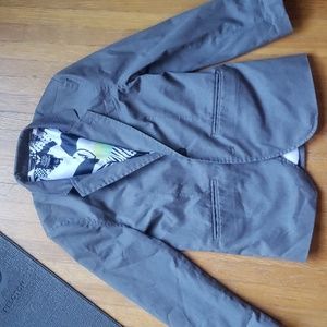 Shaun White blazer, gray, cotton blend